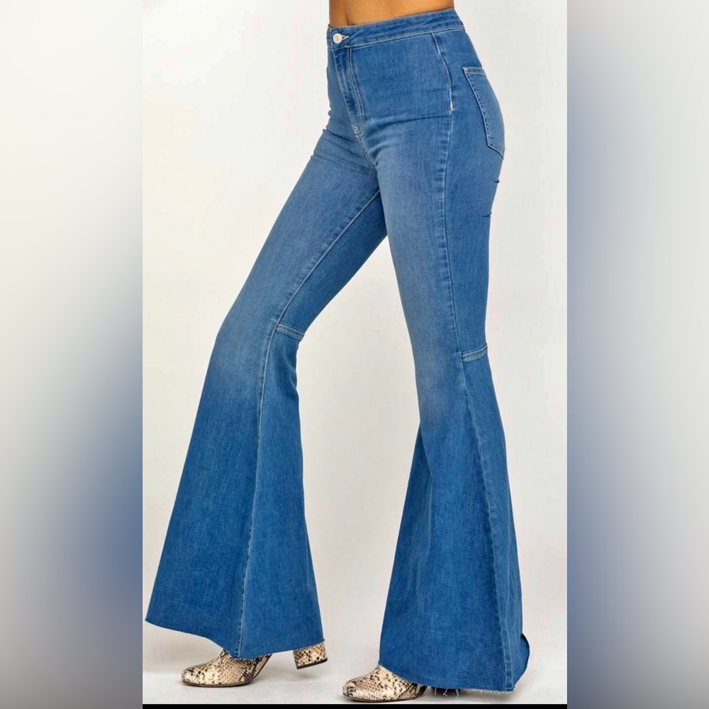 FREE PEOPLE Penny Pull On Flare Jeans 29